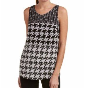 CAbi B&W Broken Check Houndstooth Size XL